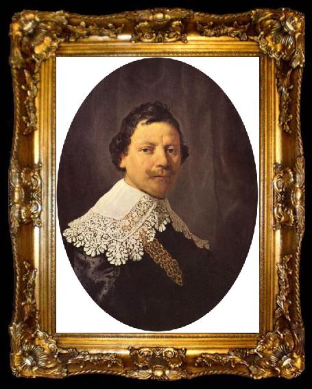 framed  REMBRANDT Harmenszoon van Rijn Portrat des Philips Lukasz, ta009-2